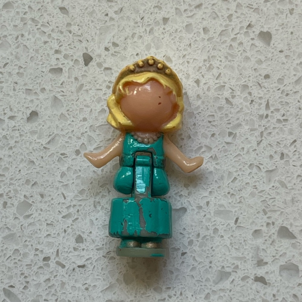 1993 Bluebird Polly Pocket Rose Dream Locket Necklace Replacement Polly Pocket